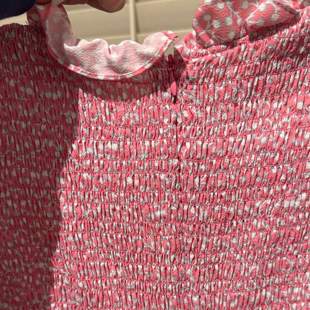 French Connection Pink Ruffle Mini Dress - Picture 7 of 7